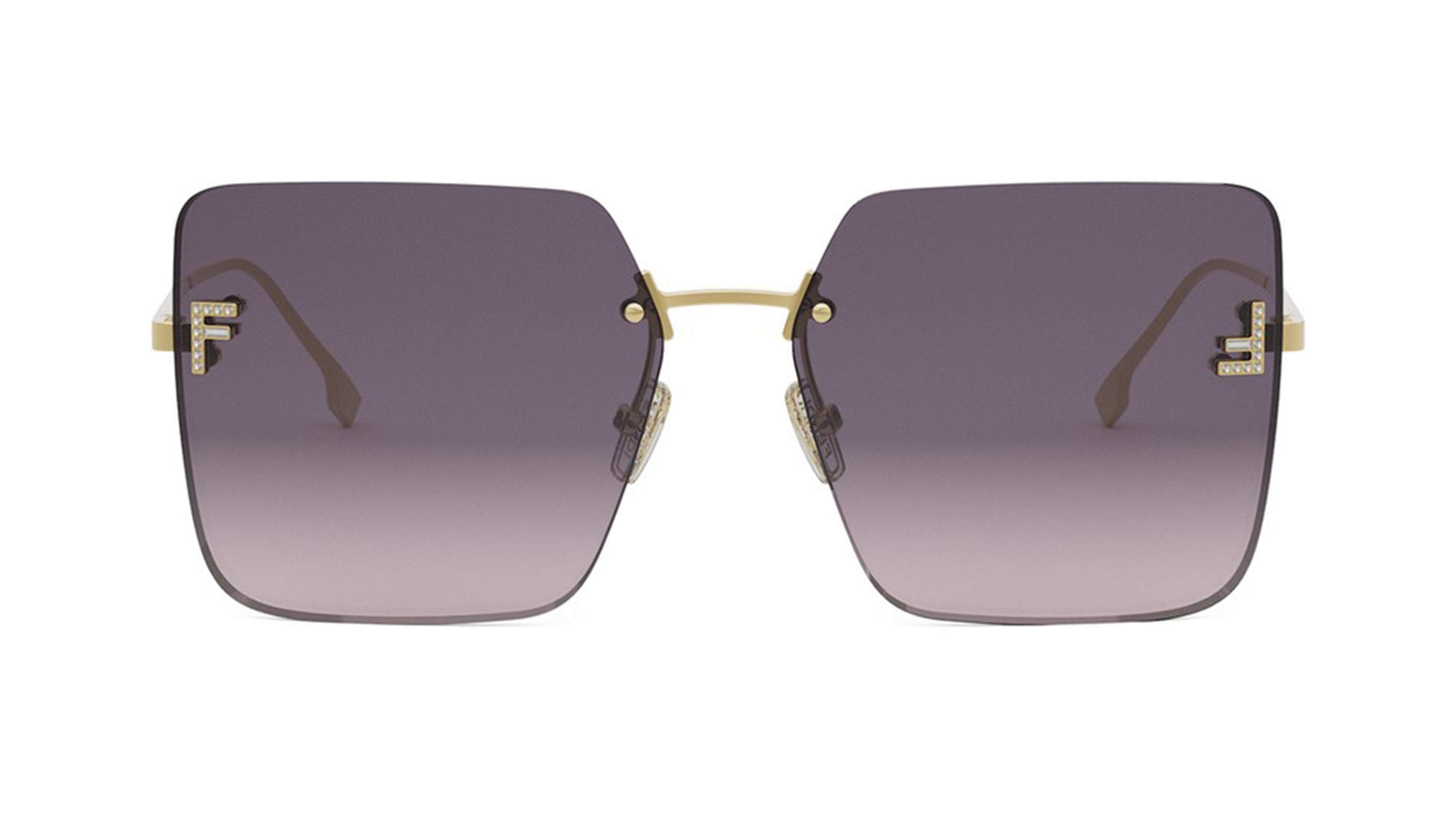 FENDI FIRST CRYSTAL SUNGLASSES - FE4082US 30Y 59