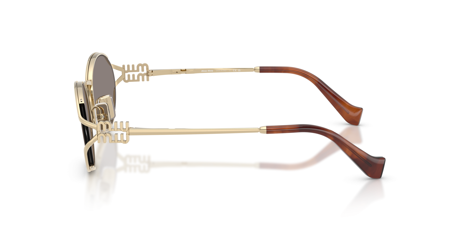 MIU MIU SUNGLASSES LOGO - MU 52YS ZVN80Q 54
