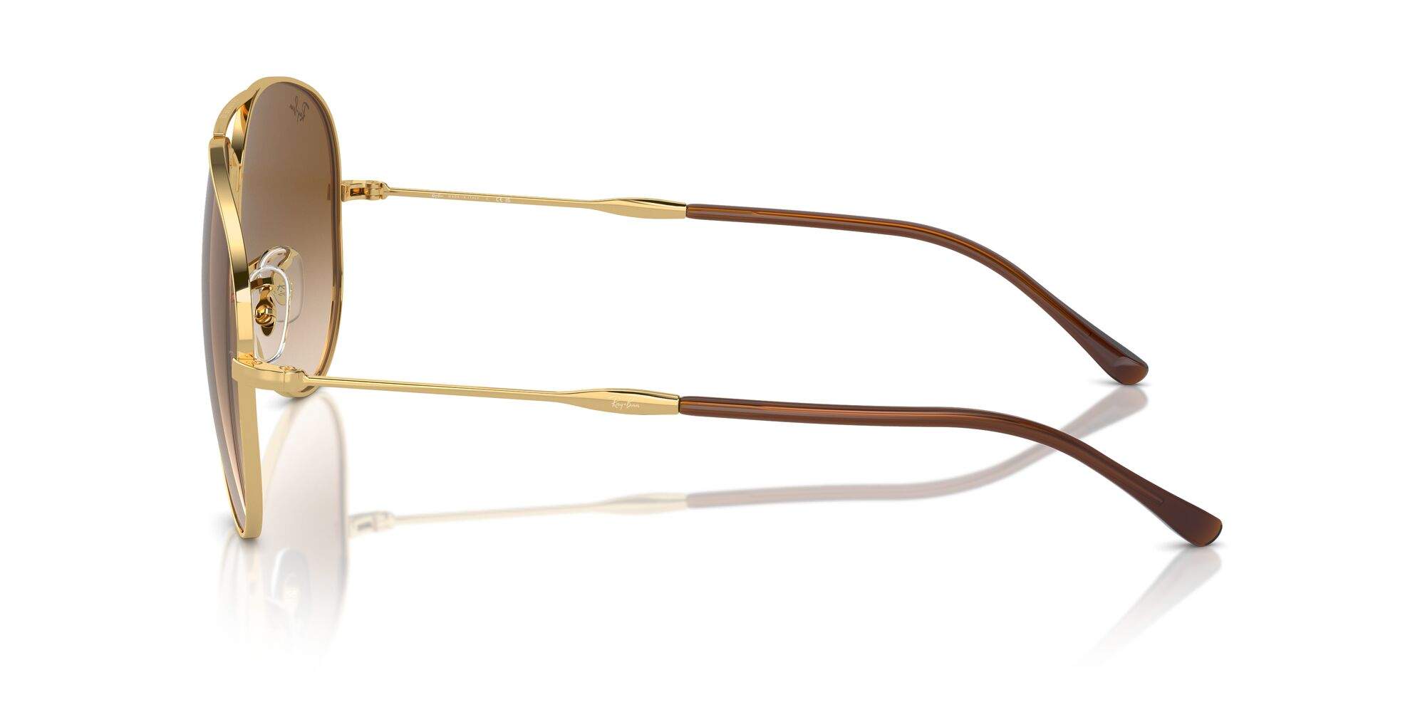 RAY-BAN SUNGLASSES OLD AVIATOR - RB3825 001/51 58 - Gold