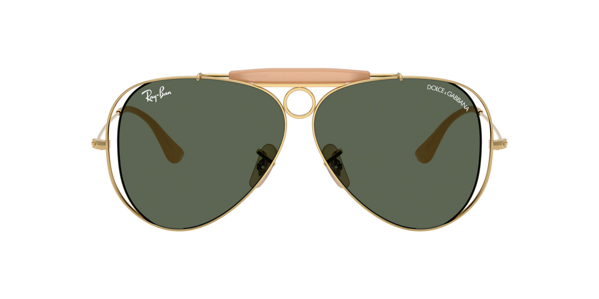 RAY-BAN X DOLCE GABBANA SUNGLASSES AVIATOR SHOOTER - RB3138M 001/71