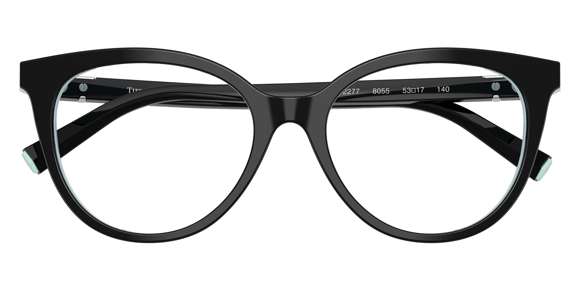 TIFFANY EYEGLASSES - TF2277 8055 51 - Black on Tiffany Blue