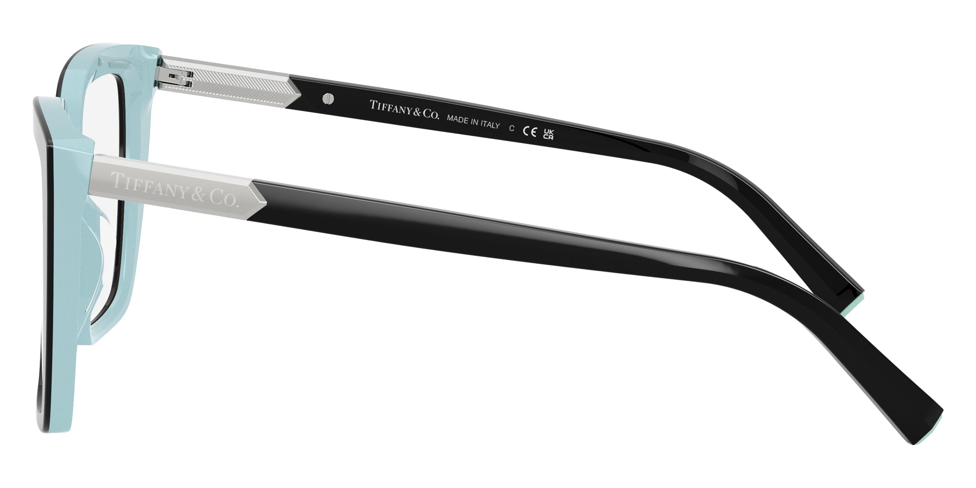 TIFFANY EYEGLASSES - TF2278 8055 51 - Black on Tiffany Blue