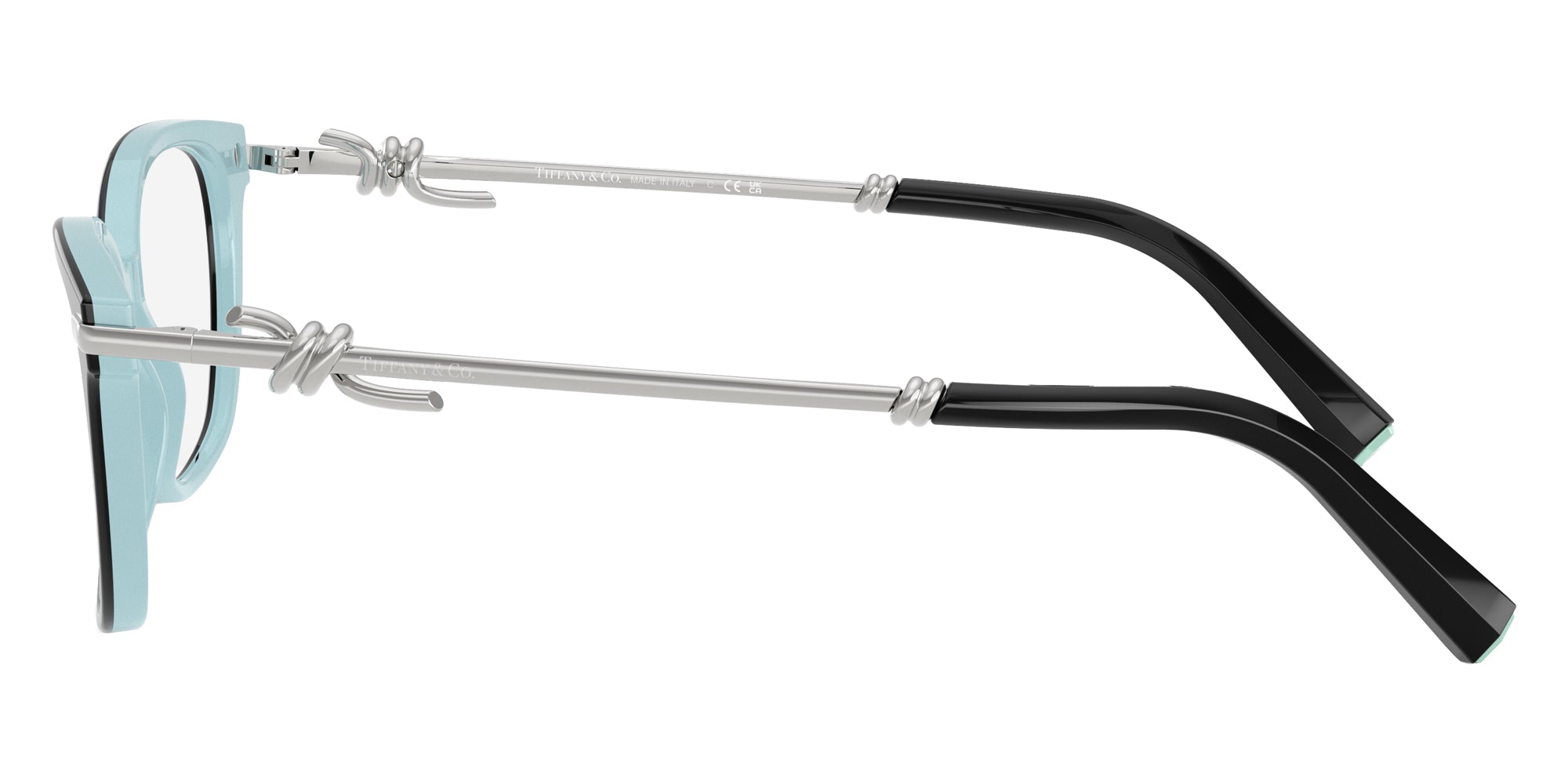 ITIFFANY EYEGLASSES - TF2281 8055 51 - Black on Tiffany Blue