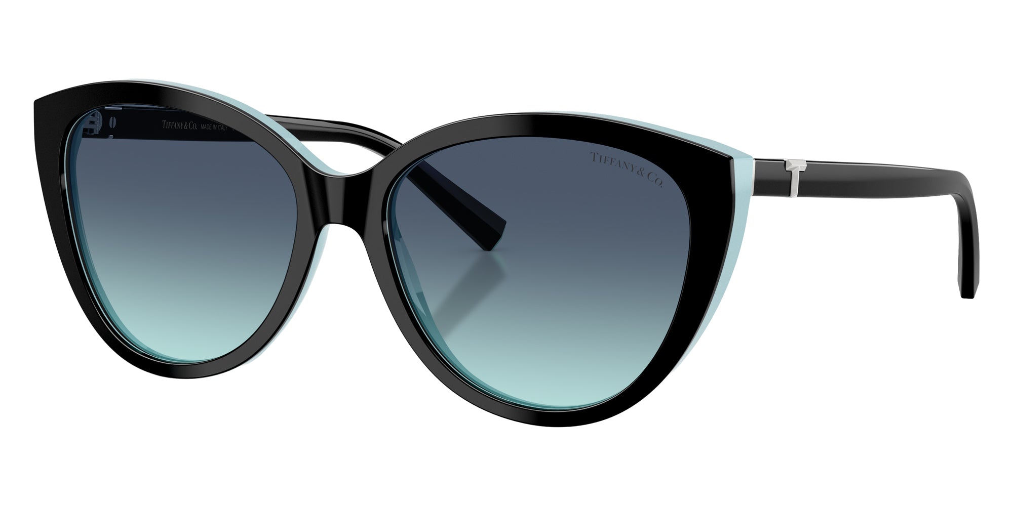 TIFFANY SUNGLASSES - TF4251 80559S 56 - Black on Tiffany Blue