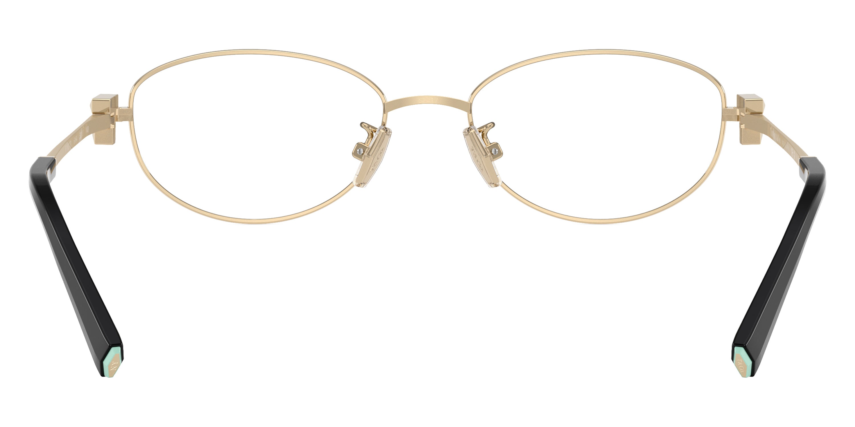 TIFFANY EYEGLASSES - TF1162TD 6164 52 - Black on Pale Gold