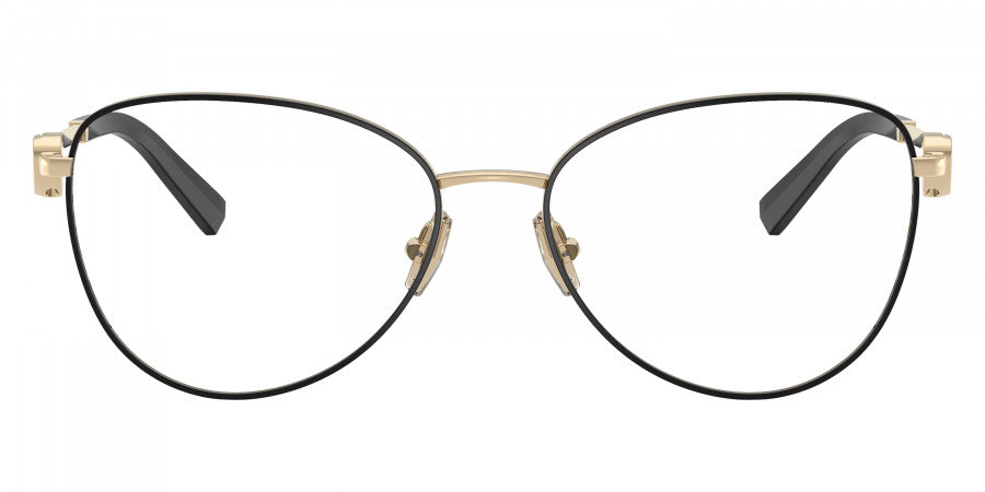 TIFFANY EYEGLASSES - TF1163B 6164 56 - Black on Pale Gold