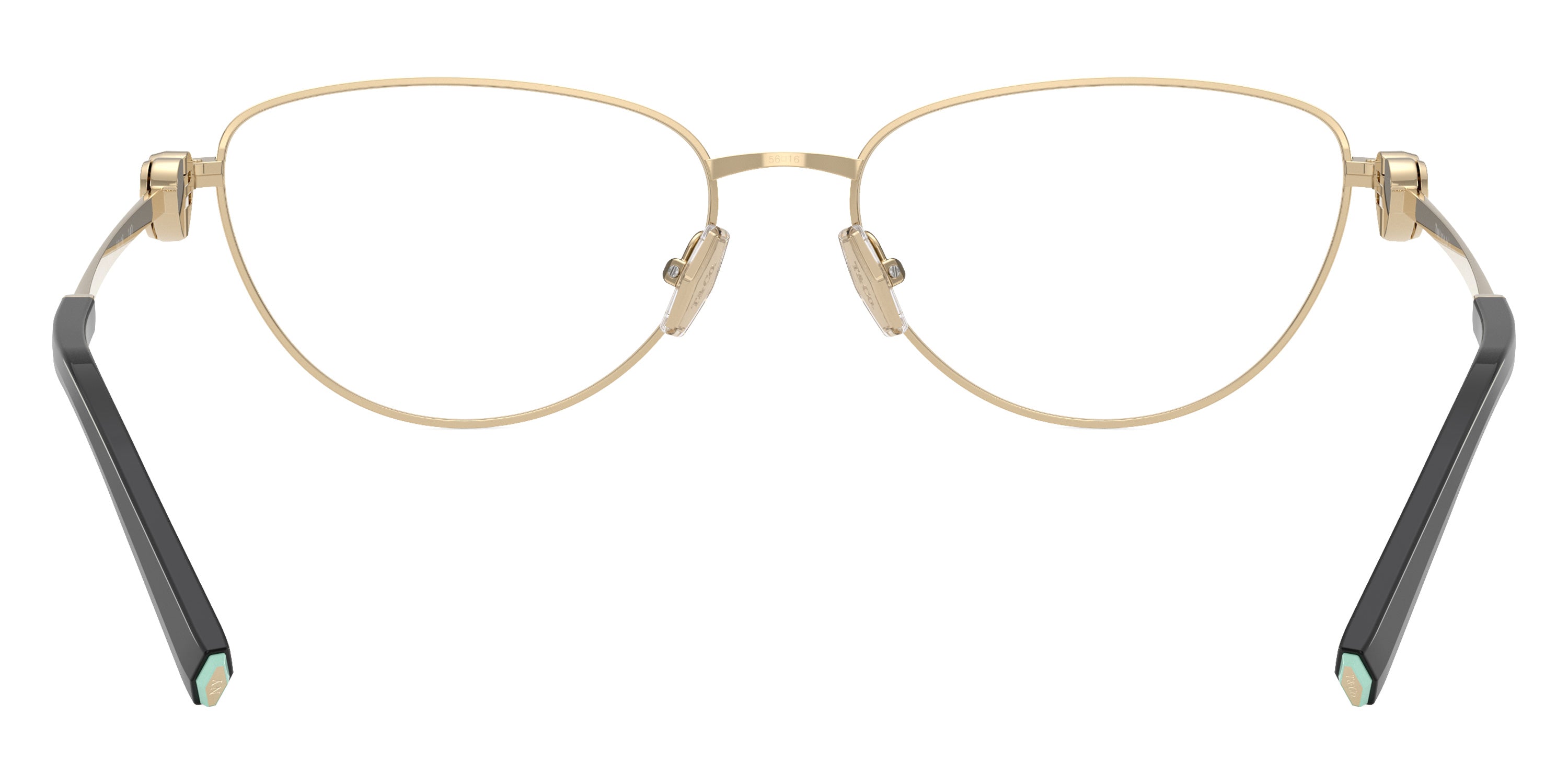TIFFANY EYEGLASSES - TF1164B 6164 54 - Black on Pale Gold