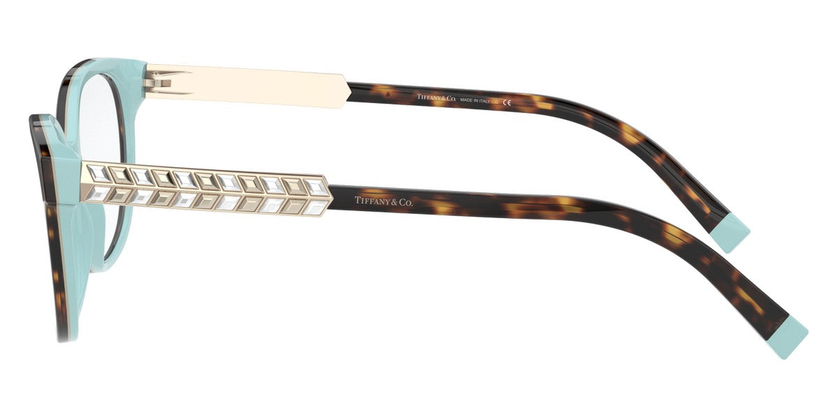TIFFANY EYEGLASSES - TF2203B 8134 52 - Havana on Tiffany Blue