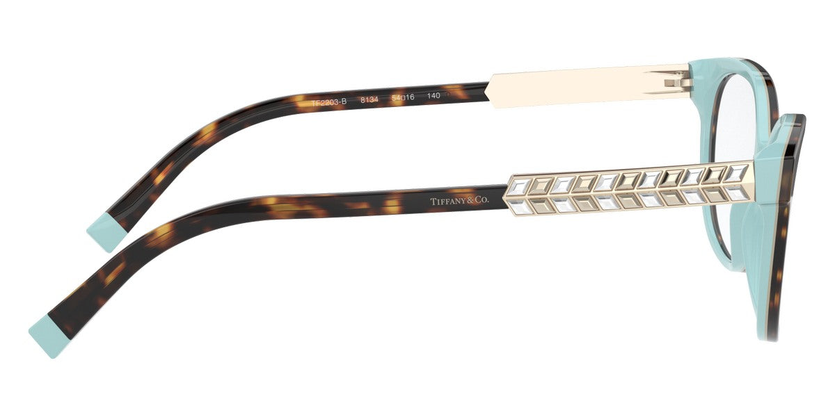 TIFFANY EYEGLASSES - TF2203B 8134 52 - Havana on Tiffany Blue