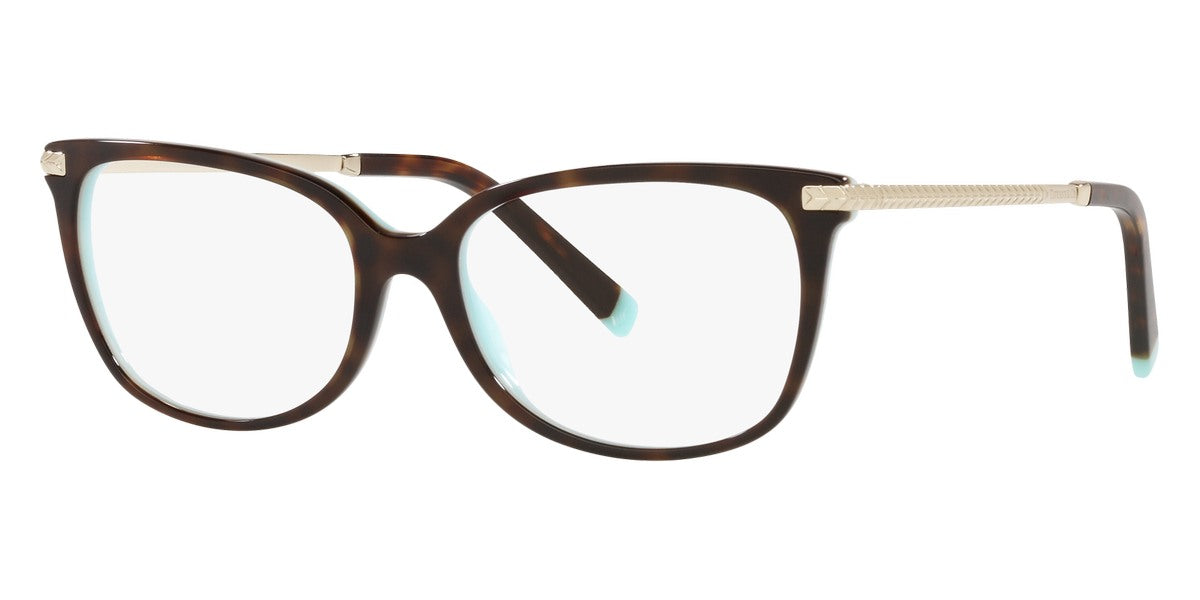 TIFFANY EYEGLASSES - TF2221F 8134 54 - Havana on Tiffany Blue