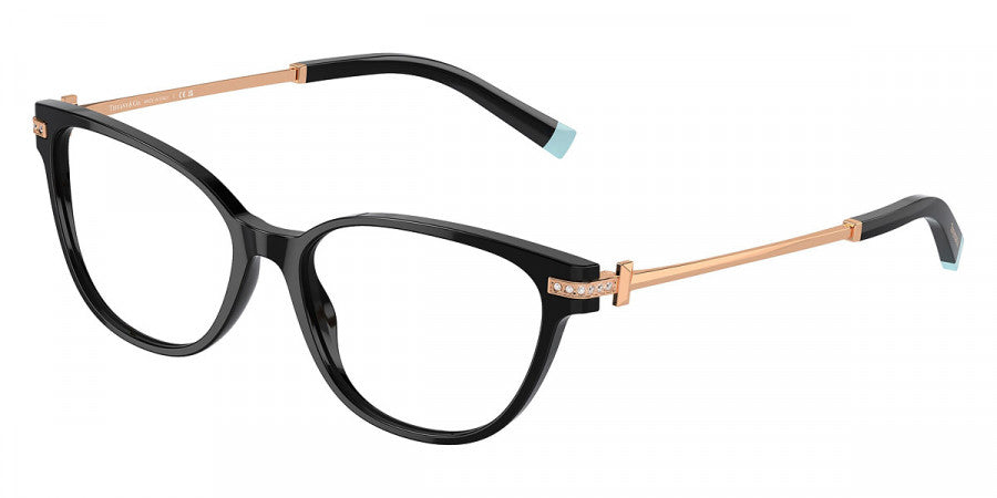 TIFFANY EYEGLASSES - TF2223B 8001 54 - Black/Rose Gold