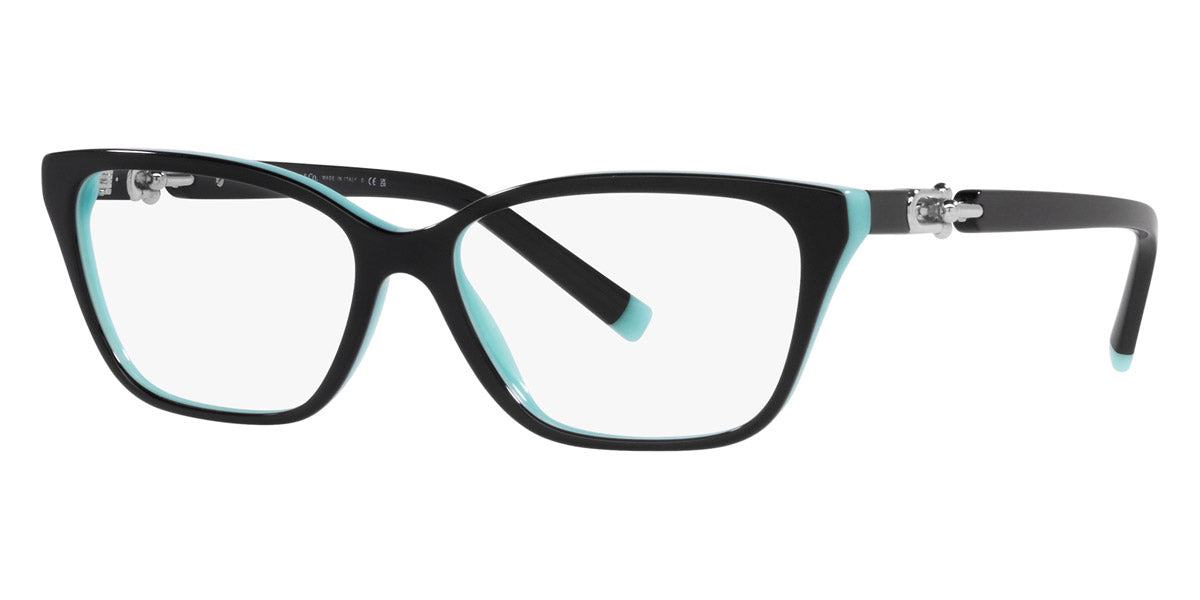 TIFFANY EYEGLASSES - TF2229 8055 55 - Black on Tiffany Blue