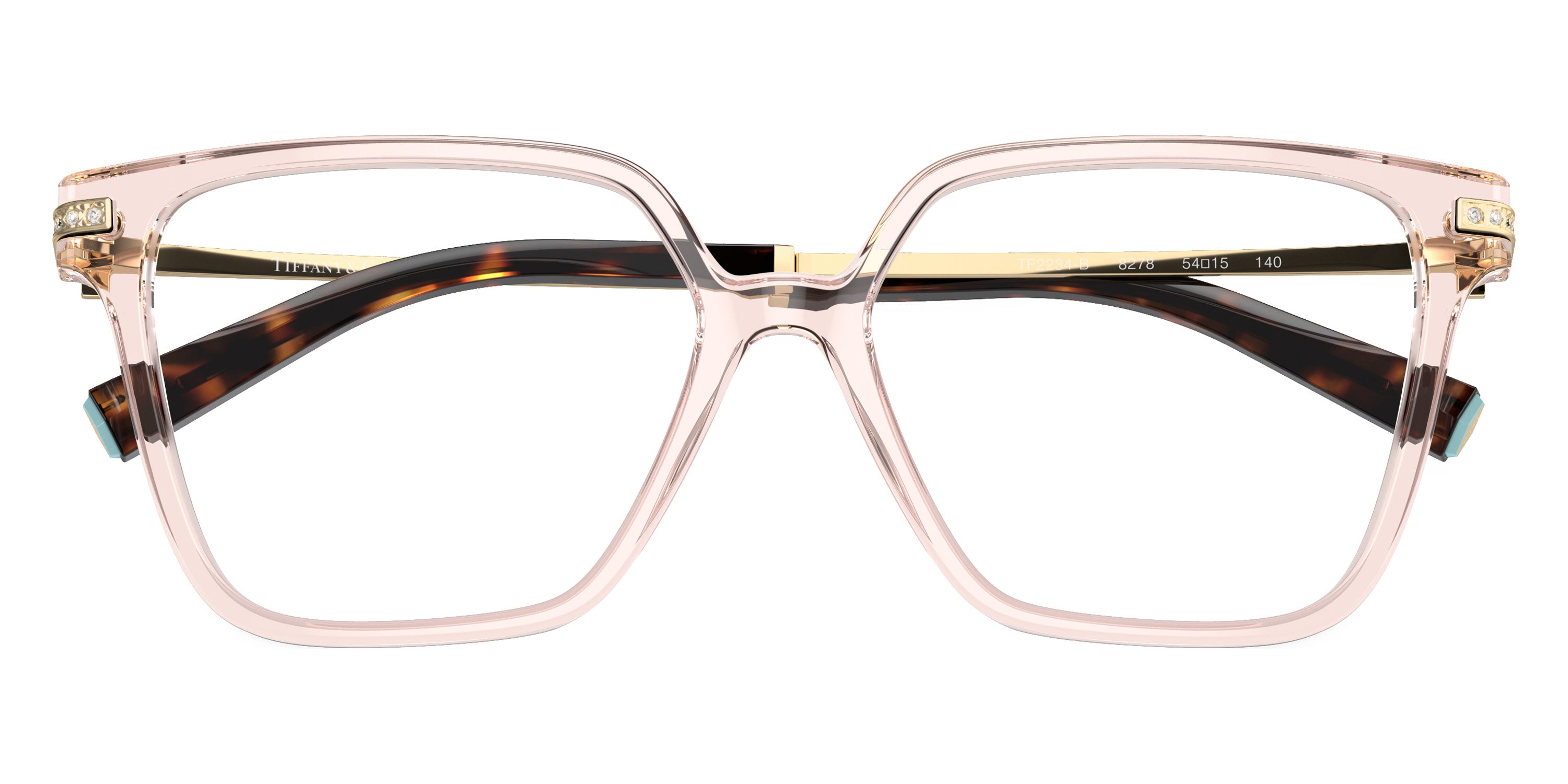 TIFFANY EYEGLASSES - TF2234B 8278 54 - Crystal Nude/Pale Gold