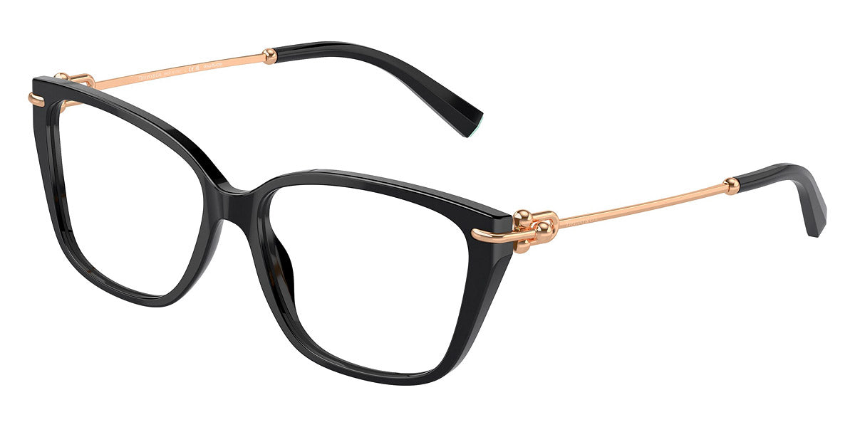 TIFFANY EYEGLASSES - TF2248K 8403 55 - Black/Rose Gold Plated