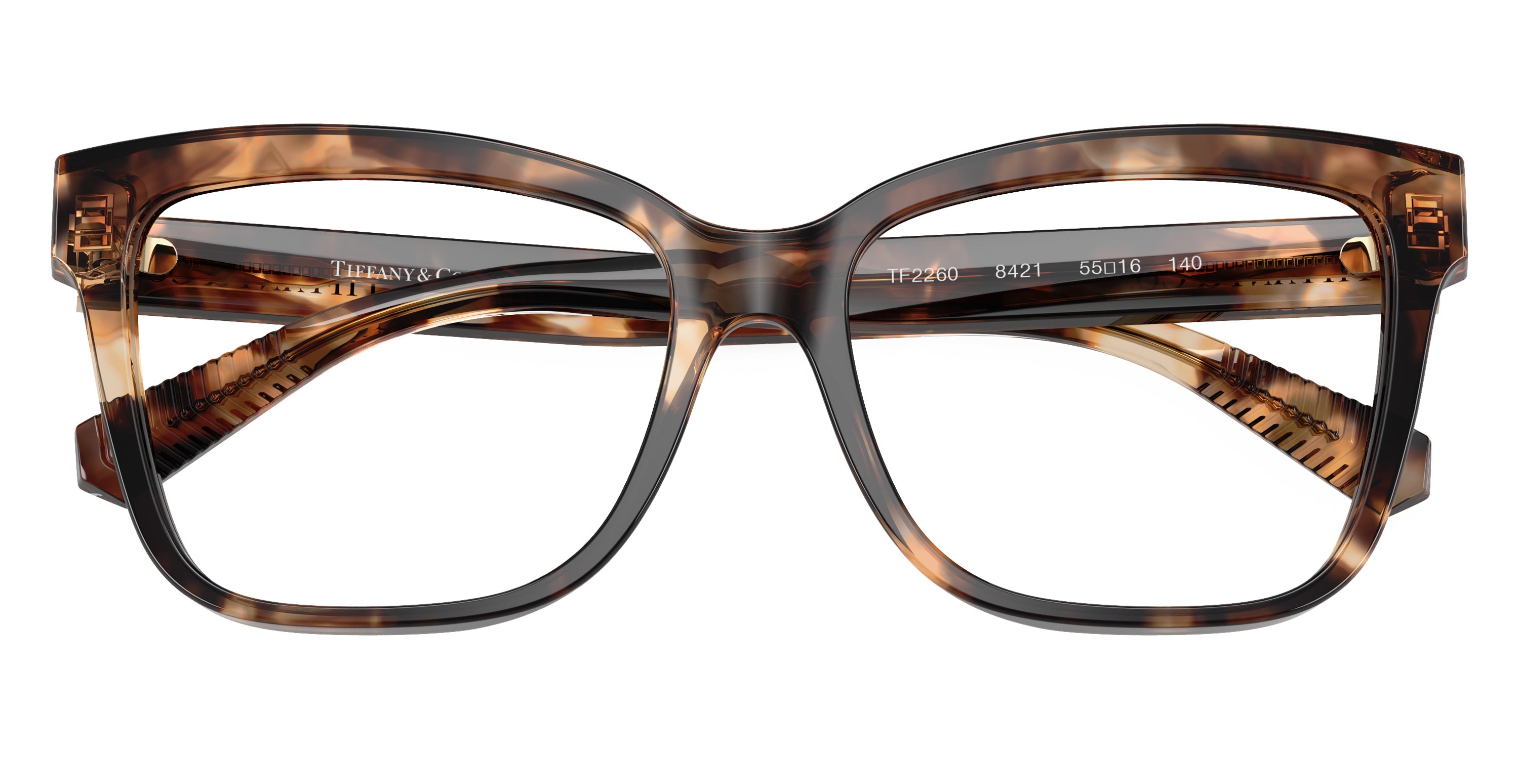 TIFFANY EYEGLASSES - TF2260 8421 55 - Spotted Brown Havana