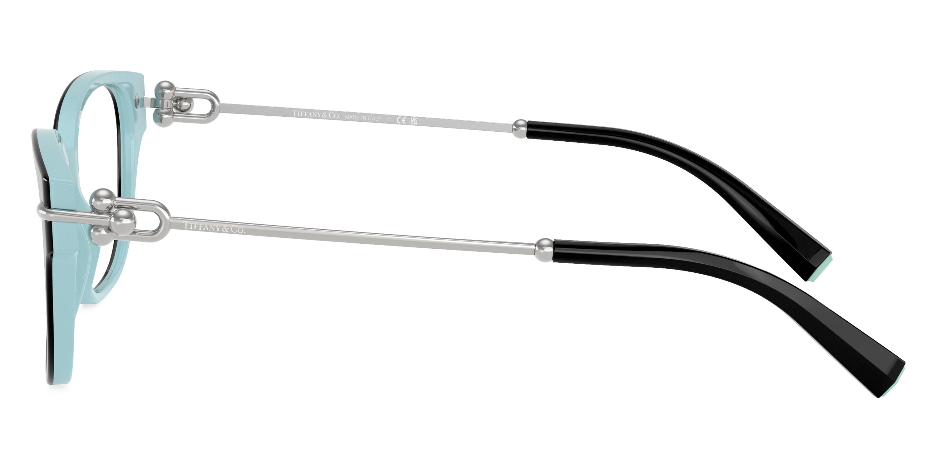 TIFFANY EYEGLASSES - TF2262 8055 54 - Black on TIFFANY Blue