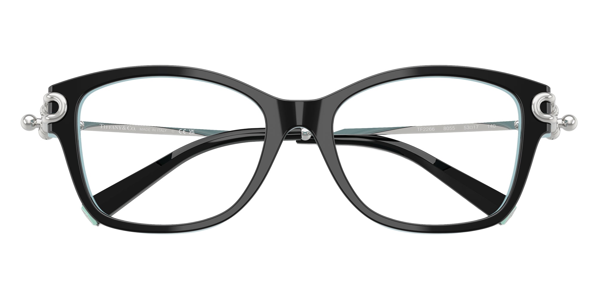 TIFFANY EYEGLASSES - TF2266 8055 51 - Black on Tiffany Blue