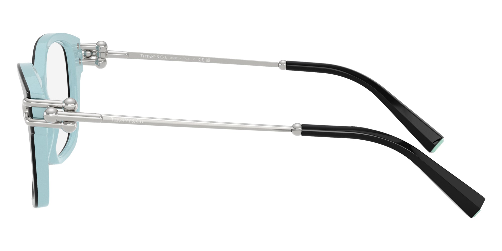 TIFFANY EYEGLASSES - TF2266 8055 51 - Black on Tiffany Blue