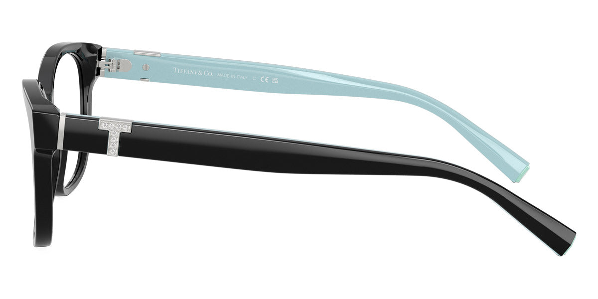TIFFANY EYEGLASSES - TF2270B 8001 53 - Black on Tiffany Blue