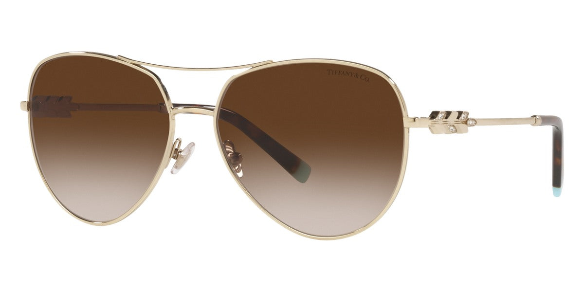 TIFFANY SUNGLASSES - TF3083B 60213B 59 - Pale Gold