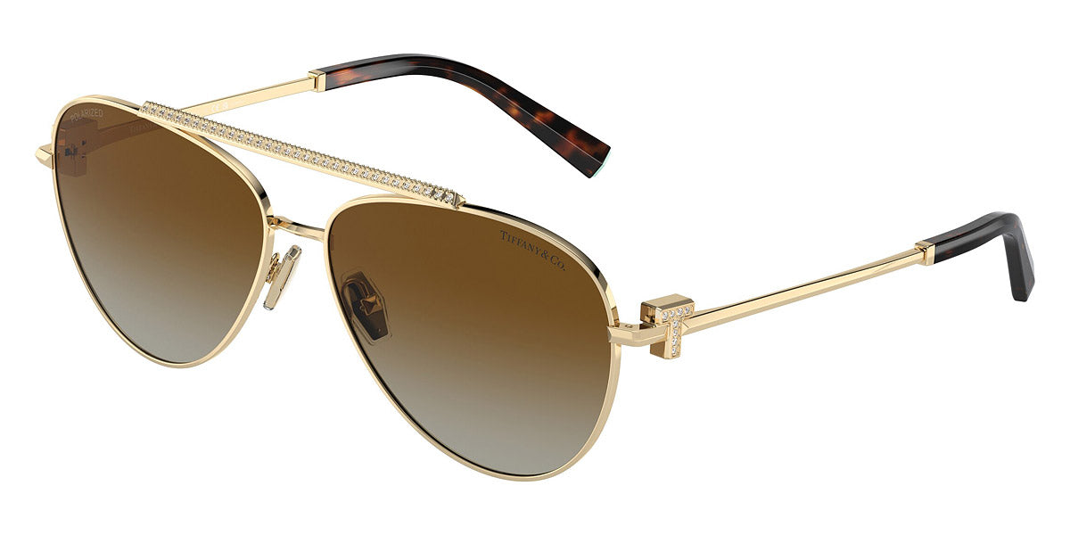 TIFFANY SUNGLASSES - TF3101B 6208T5 59 - Pale Gold