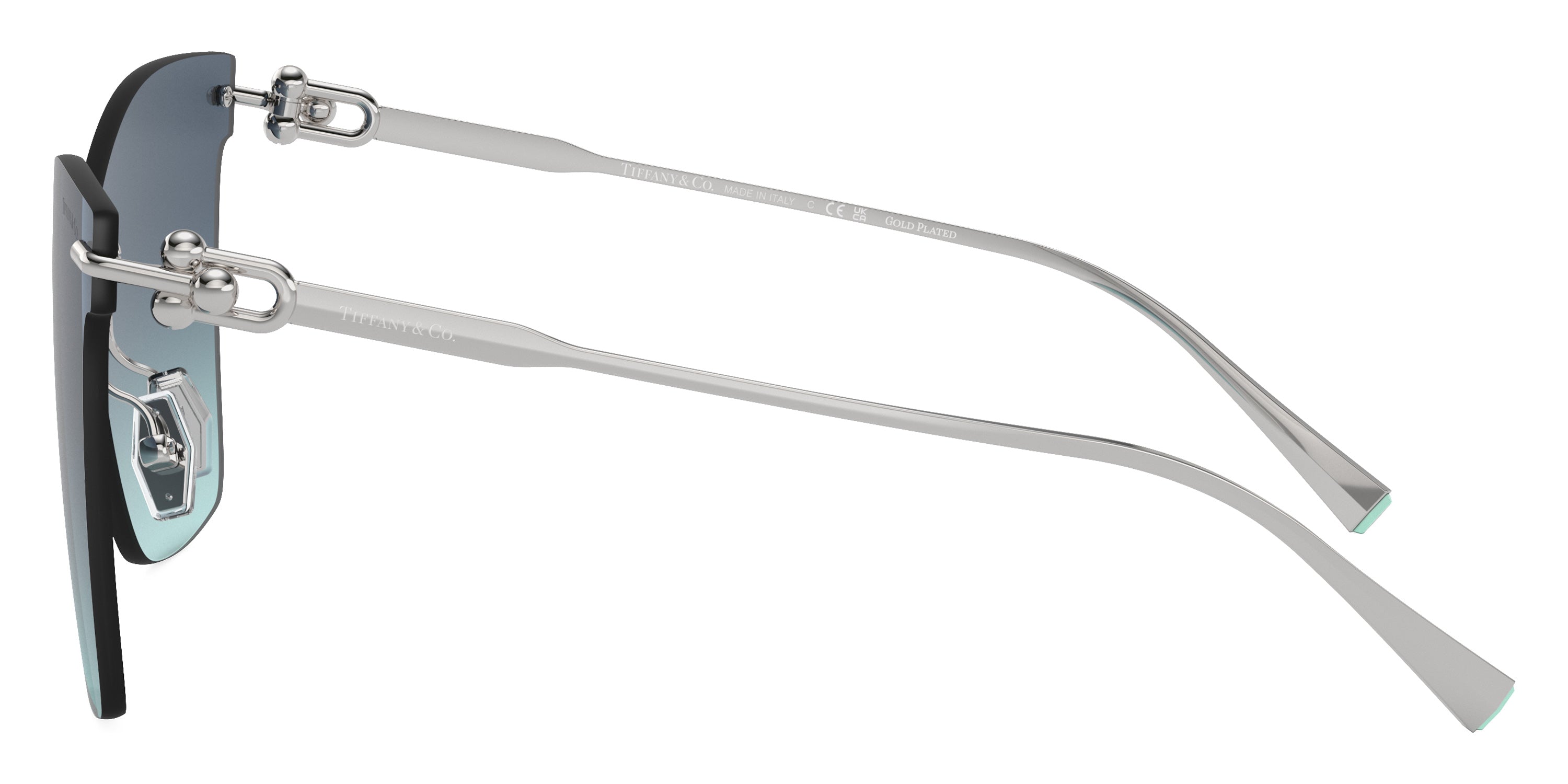 TIFFANY SUNGLASSES - TF3103K 62139S 143 - Silver Gold Plated