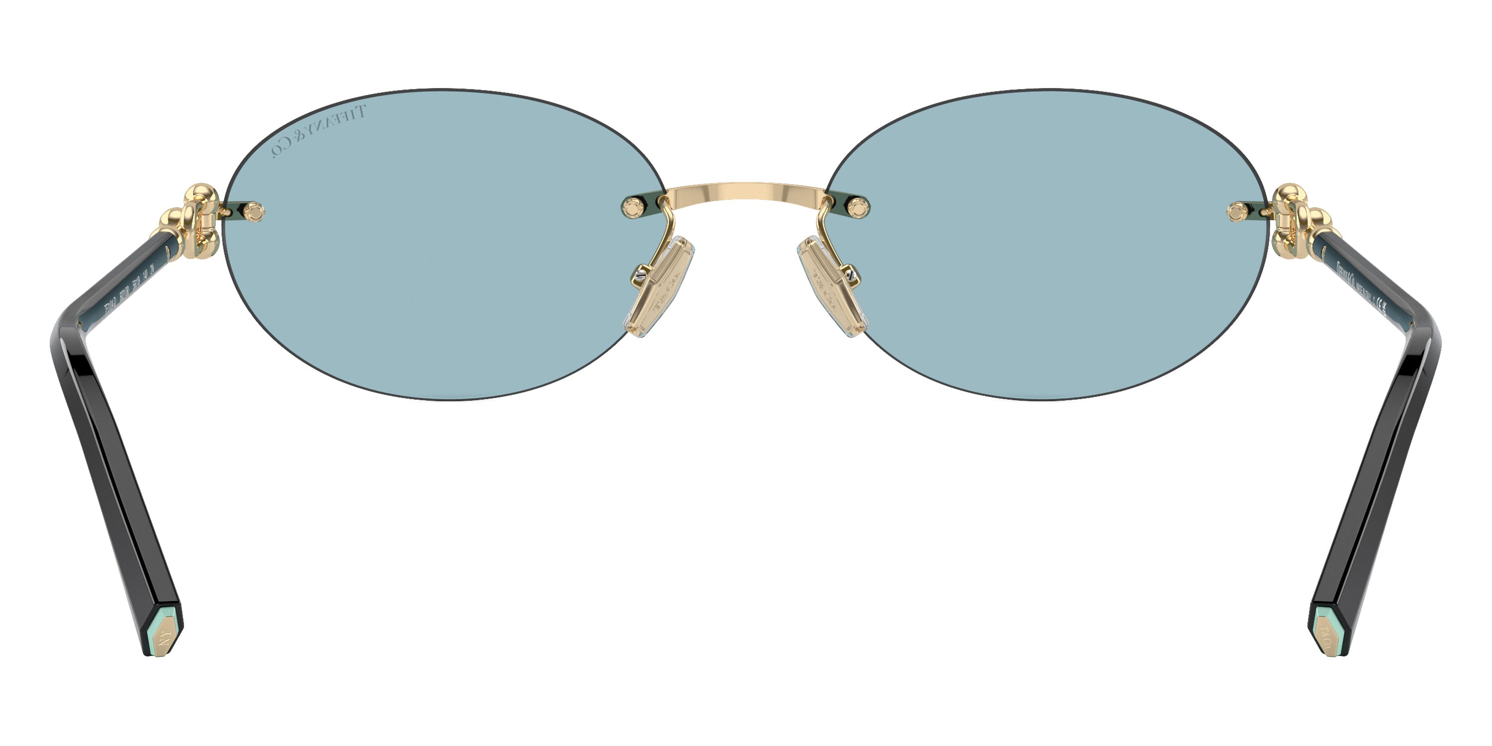 TIFFANY SUNGLASSES - TF3104D 602180 56 - Pale Gold/Black