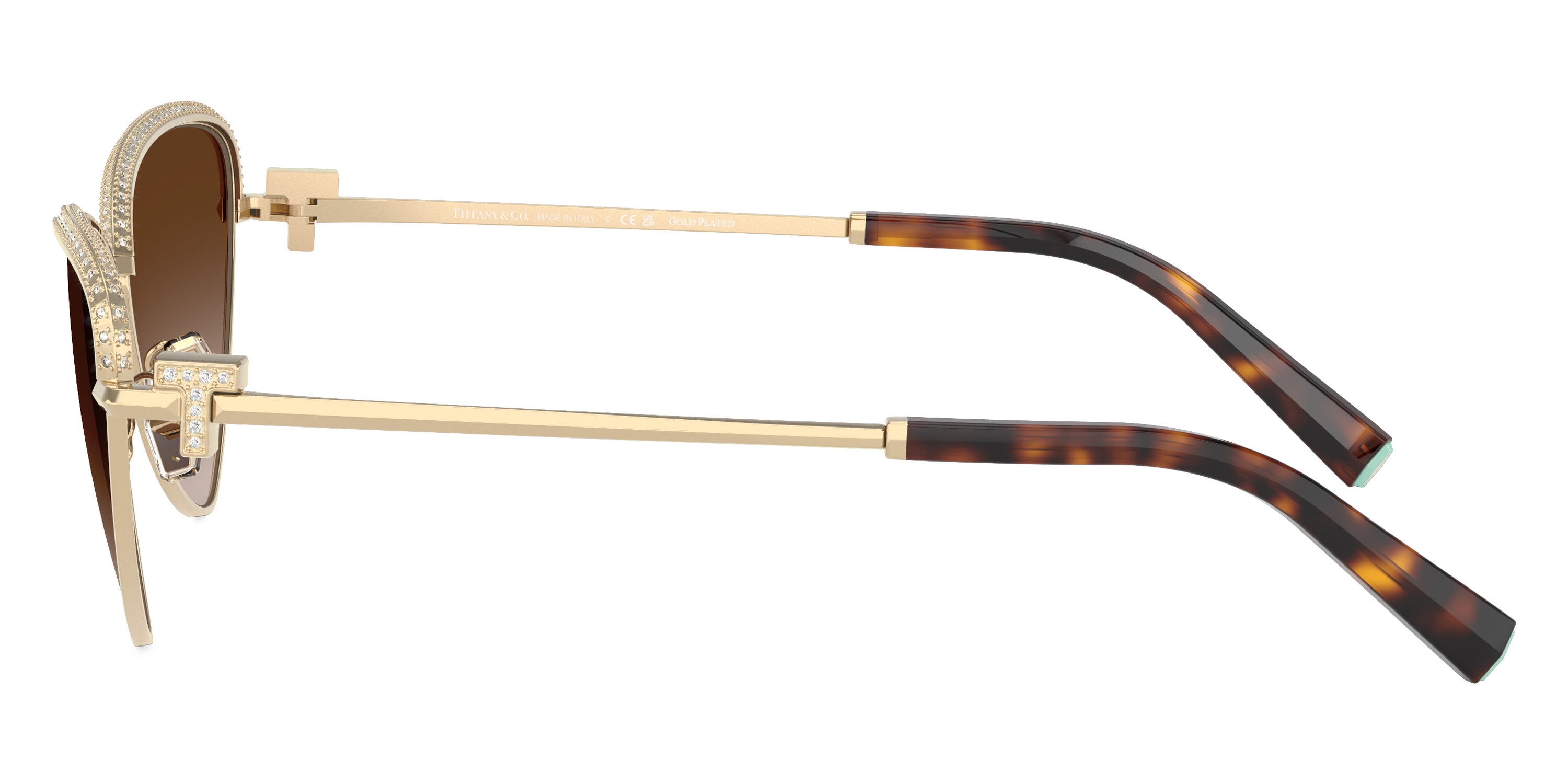 TIFFANY SUNGLASSES - TF3107KB 62123B 59 - Pale Gold Plated