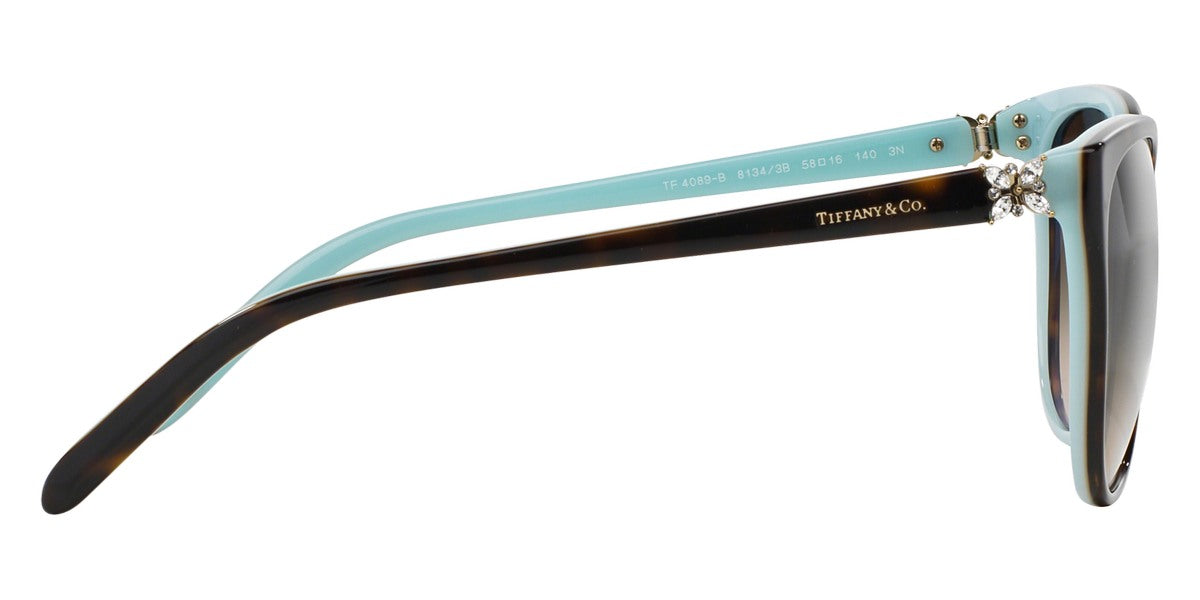 TIFFANY SUNGLASSES - TF4089B 81343B 58 - Havana on Tiffany Blue