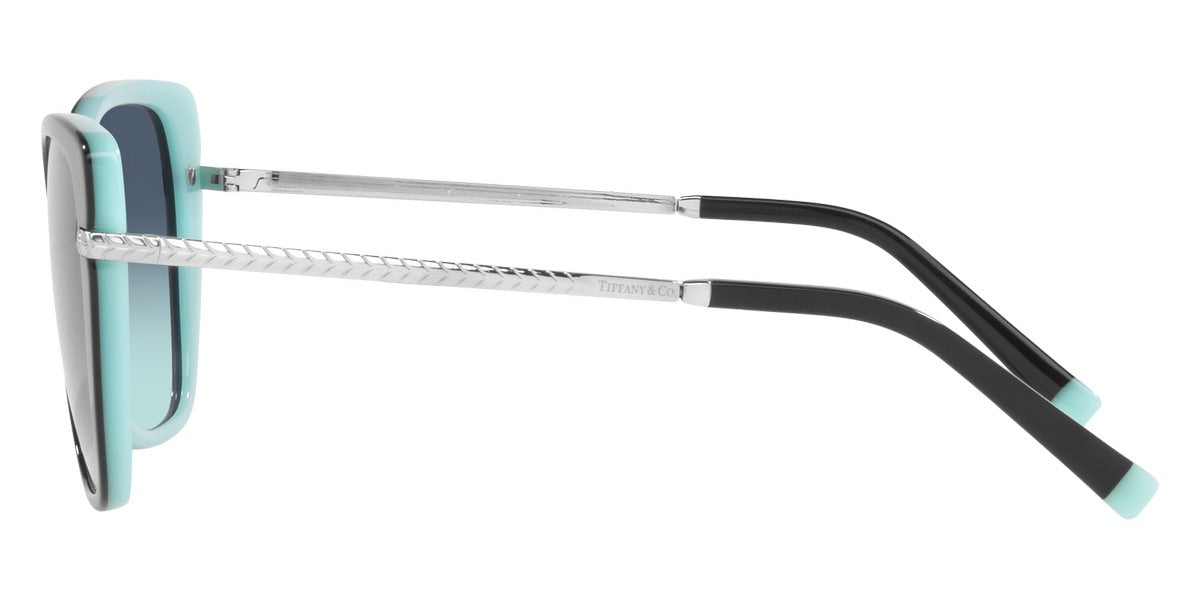TIFFANY SUNGLASSES - TF4190 80559S 57 - Black on Tiffany Blue