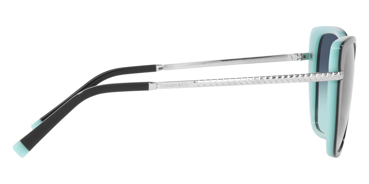 TIFFANY SUNGLASSES - TF4190 80559S 57 - Black on Tiffany Blue