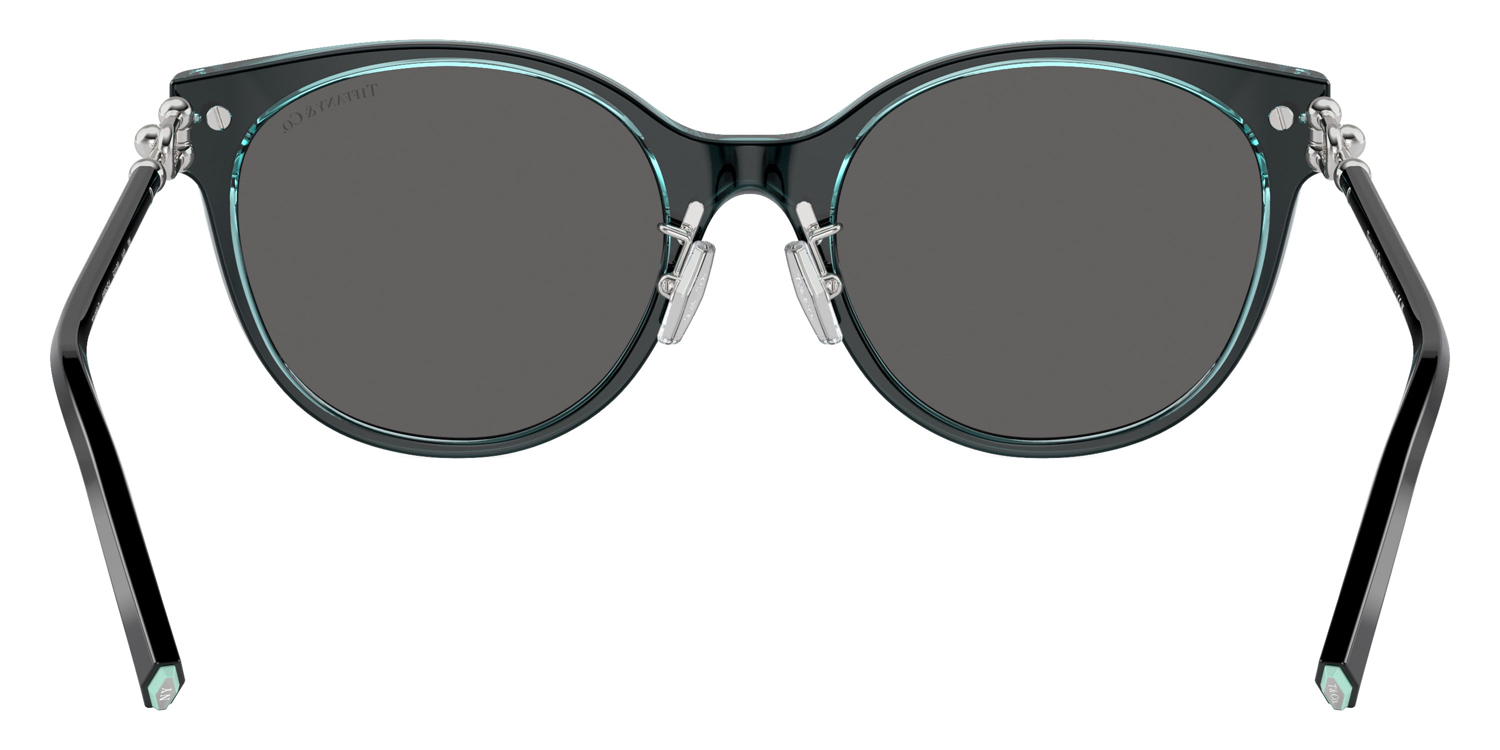 TIFFANY SUNGLASSES - TF4223D 8285S4 54 - Black on Crystal Tiffany Blue
