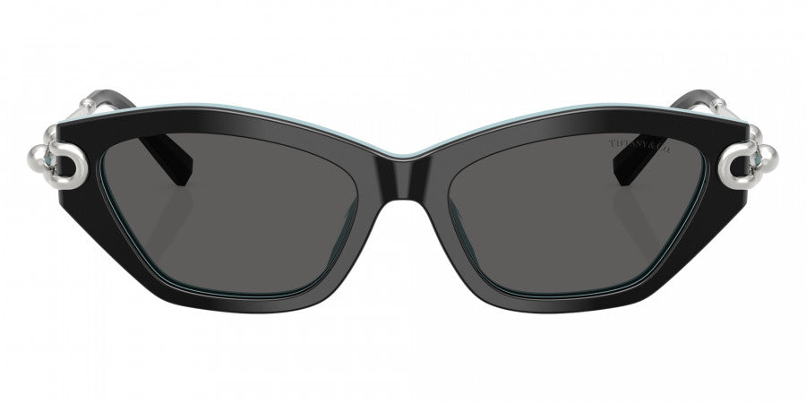 TIFFANY SUNGLASSES - TF4231U 8055S4 53 - Black on Tiffany Blue
