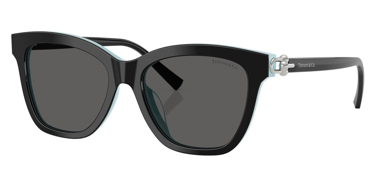 TIFFANY SUNGLASSES - TF4241D 8055S4 54 - Black on Tiffany Blue