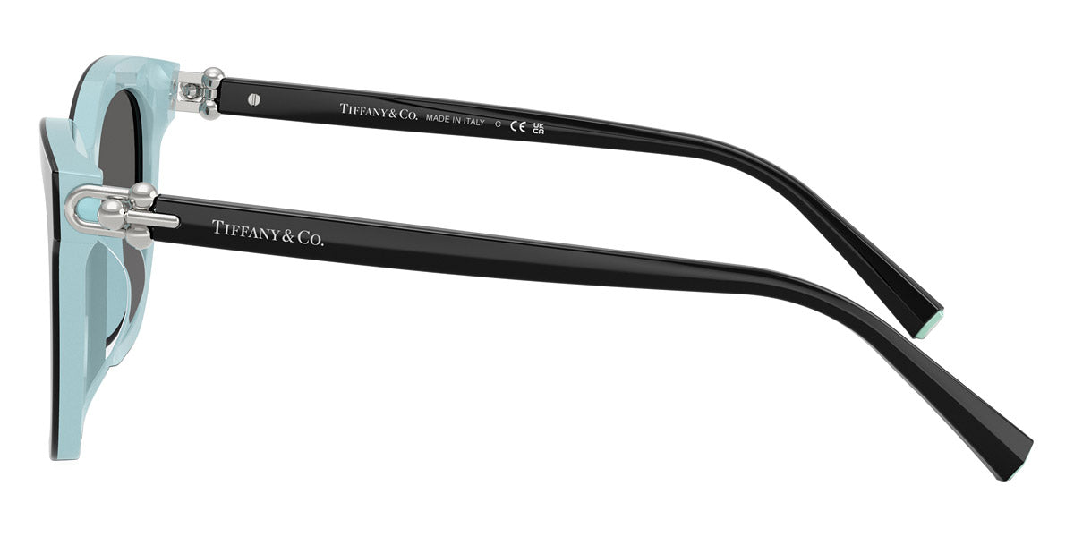 TIFFANY SUNGLASSES - TF4241D 8055S4 54 - Black on Tiffany Blue