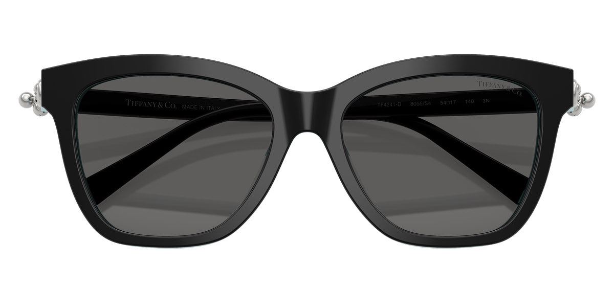 TIFFANY SUNGLASSES - TF4241D 8055S4 54 - Black on Tiffany Blue