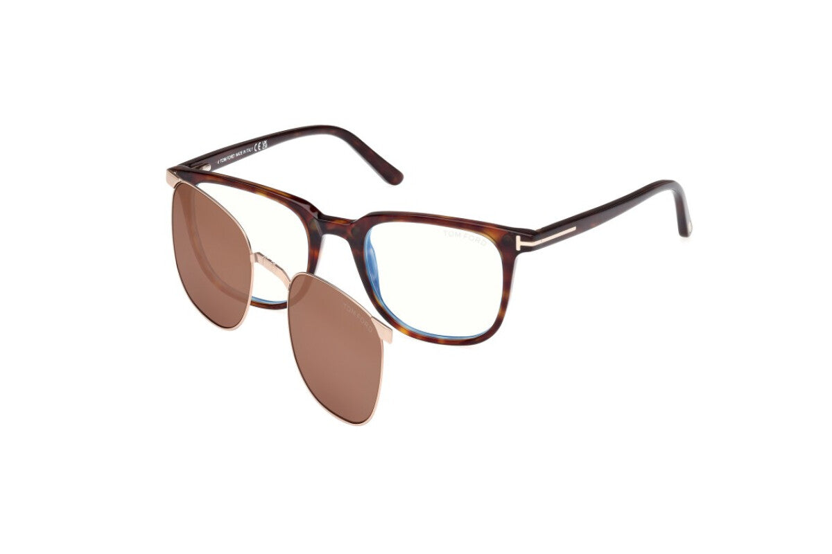 TOM FORD CLIP-ON EYEGLASSES - FT5916-B 052 50