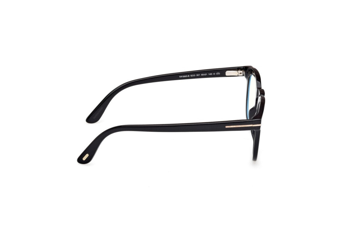 TOM FORD CLIP-ON EYEGLASSES - FT5993-B 001 50