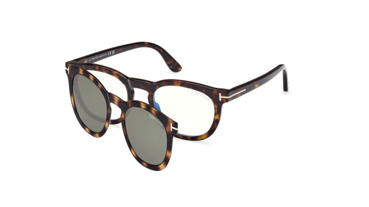 TOM FORD CLIP-ON EYEGLASSES - FT5993-B 052 50