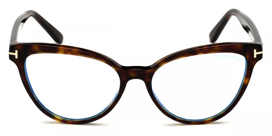 TOM FORD EYEGLASSES - FT5639-B 052 54 - Shiny Classic Dark Havana
