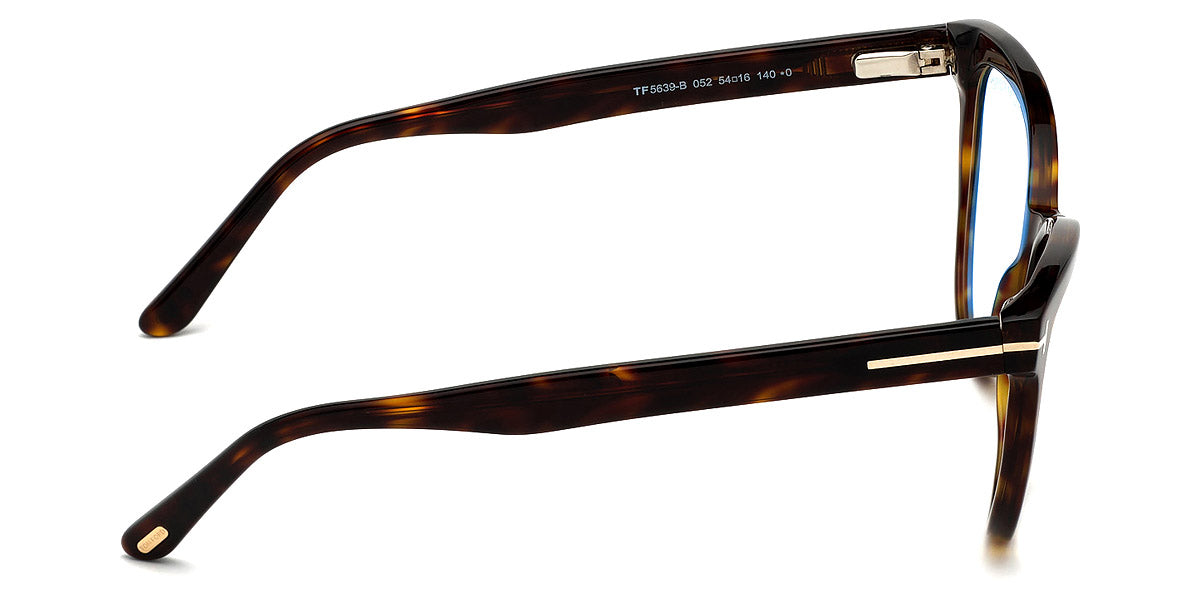 TOM FORD EYEGLASSES - FT5639-B 052 54 - Shiny Classic Dark Havana