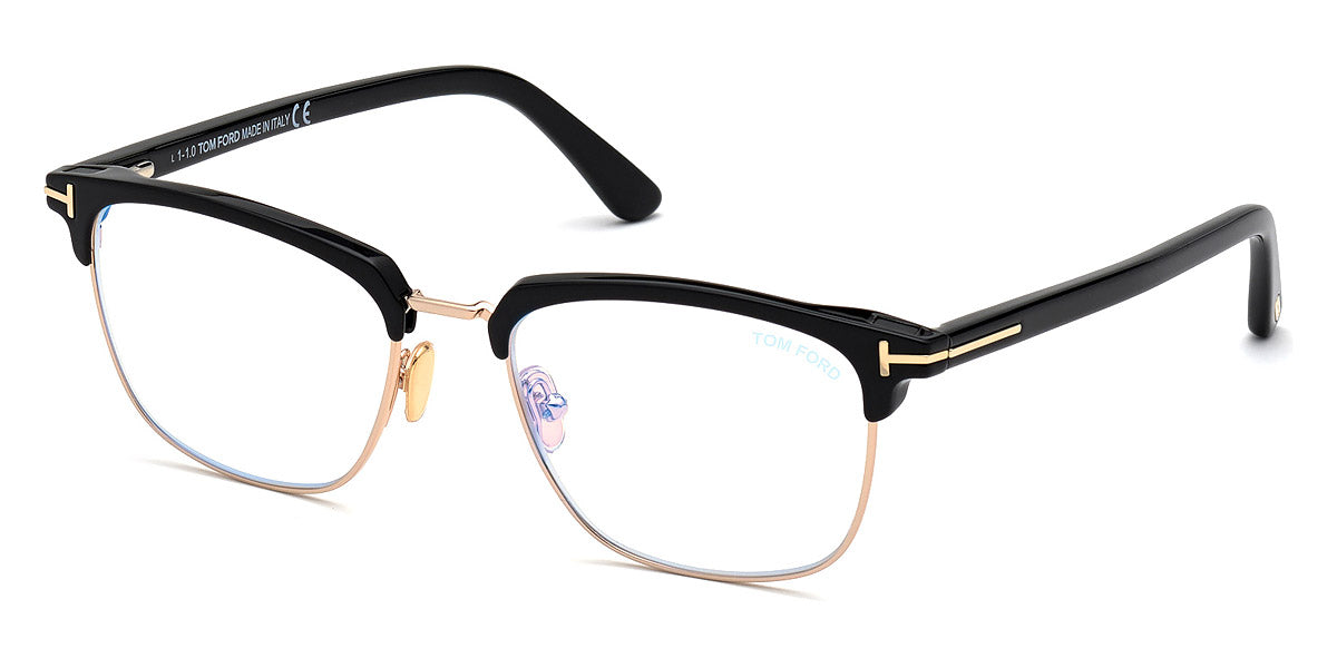 TOM FORD EYEGLASSES - FT5683-B 001 54 - Shiny Black