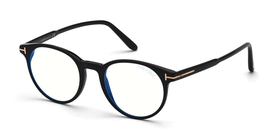 TOM FORD EYEGLASSES - FT5690-B 001 55 BLUEBLOCK