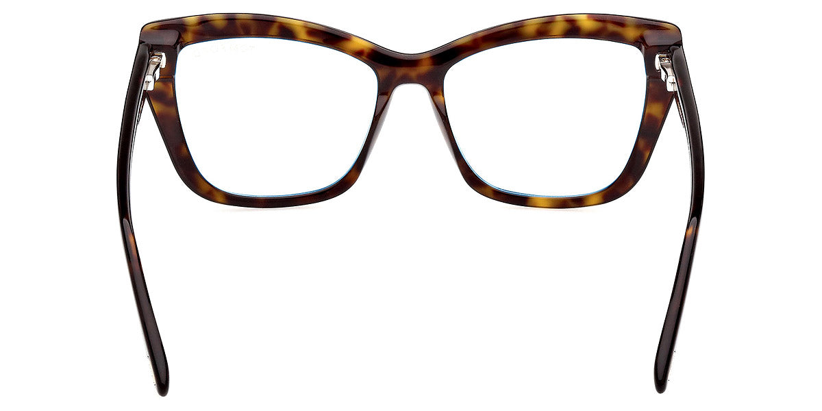 TOM FORD EYEGLASSES - FT5826-B 052 55 - Dark Havana/T Logo