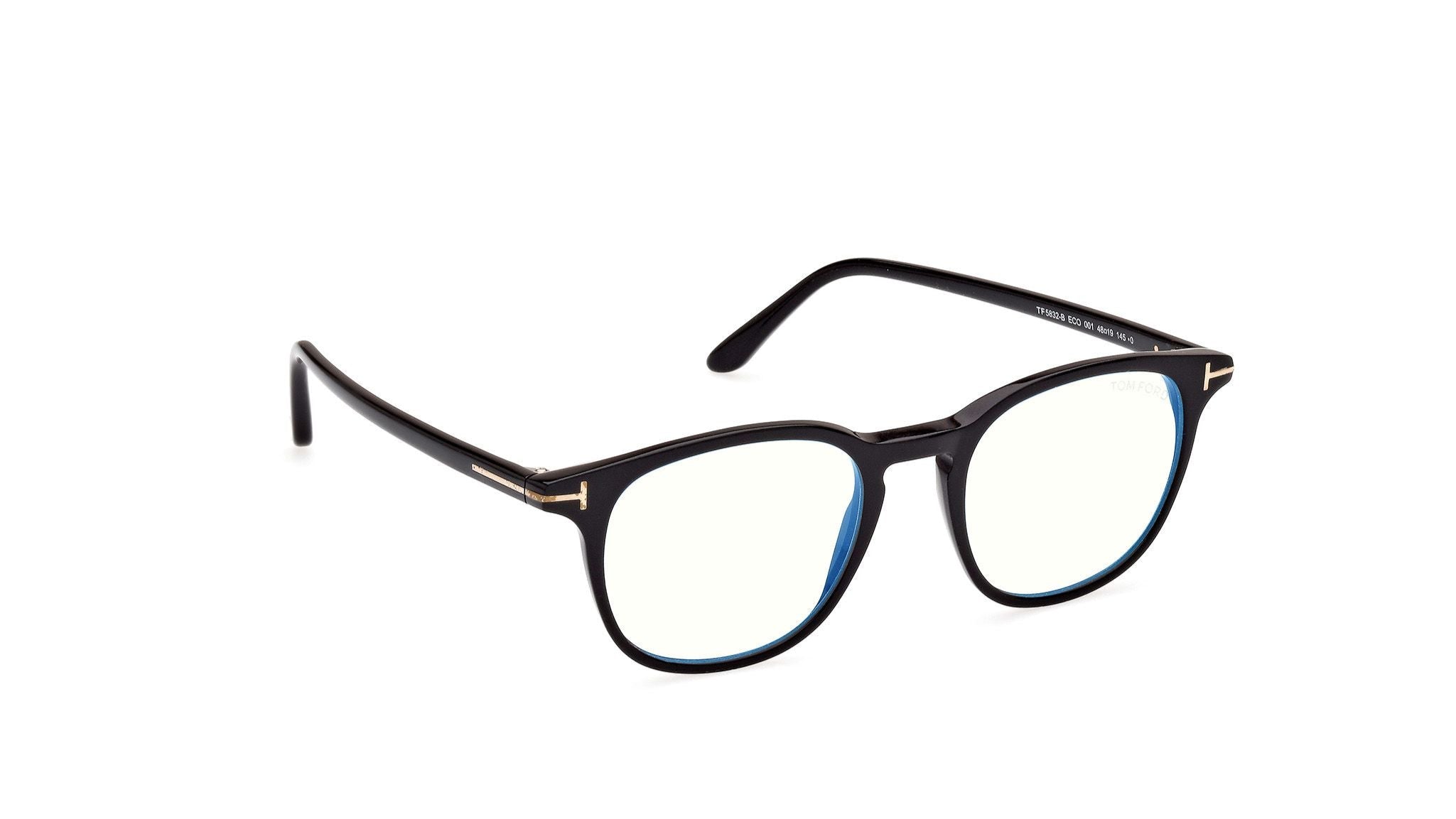 TOM FORD EYEGLASSES - FT5832-B 001 48