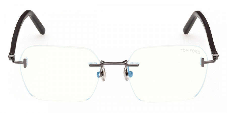 TOM FORD EYEGLASSES - FT5934-B 012 54 - Shiny Dark Ruthenium