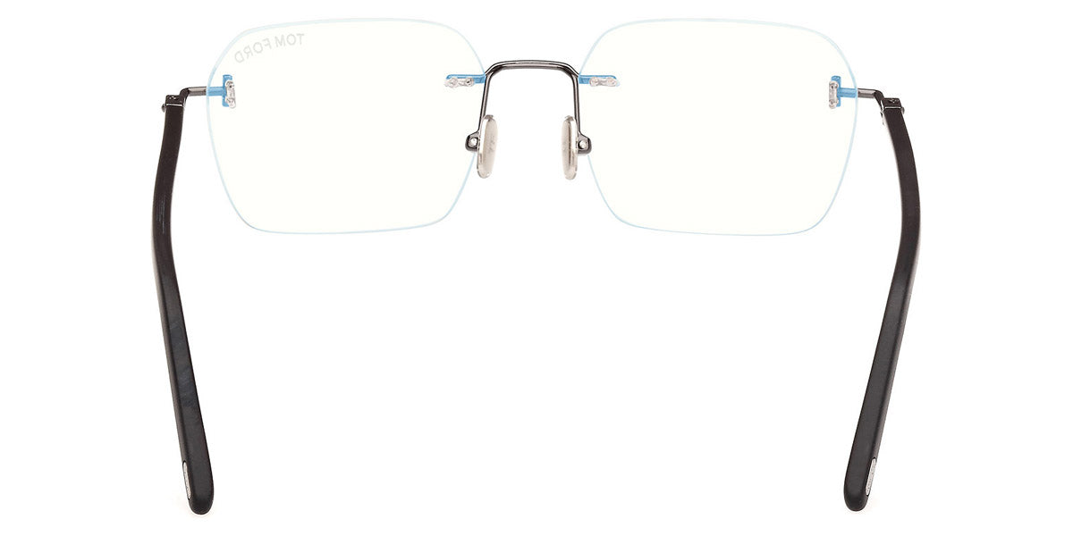 TOM FORD EYEGLASSES - FT5934-B 012 54 - Shiny Dark Ruthenium