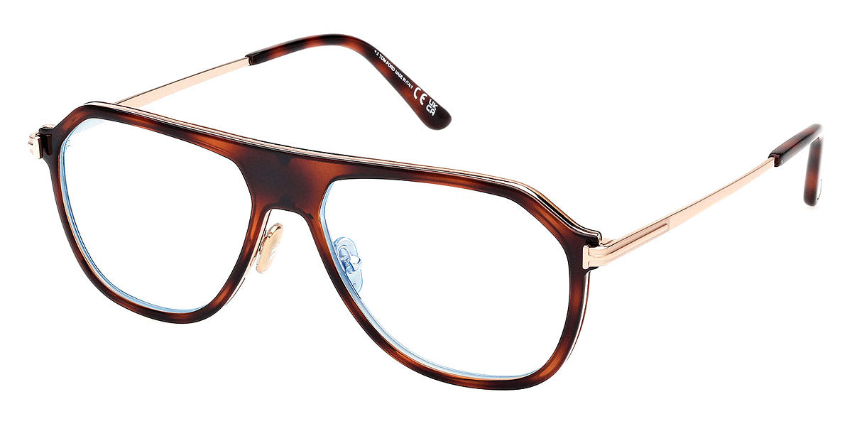 TOM FORD EYEGLASSES - FT5943-B 056 56 - Light Brown/Monocolor