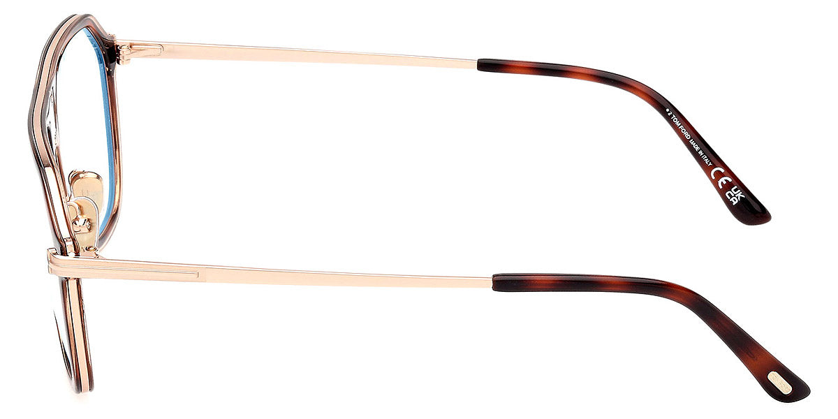 TOM FORD EYEGLASSES - FT5943-B 056 56 - Light Brown/Monocolor