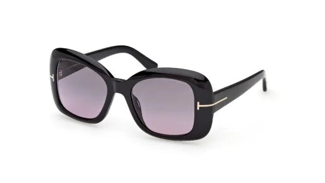 TOM FORD SANDRA SUNGLASSES - FT1348 01B 52